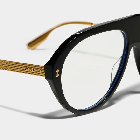 BNWT AW24 GUCCI GOLDEN TEMPLES AVIATOR SUNGLASSES GG1515S - Picture 9 of 9